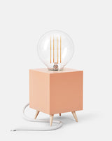 LOOMACUBE table lamp - light terractotta