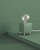 LOOMACUBE table lamp - dusty green