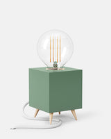 LOOMACUBE table lamp - dusty green