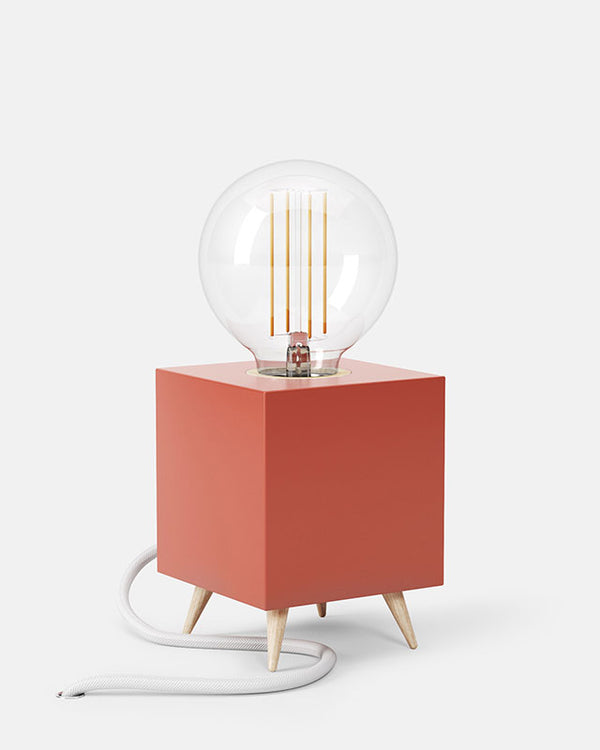 LOOMACUBE table lamp - red